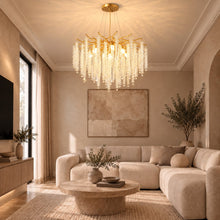 Sélyra – Lustre cascade en cristal