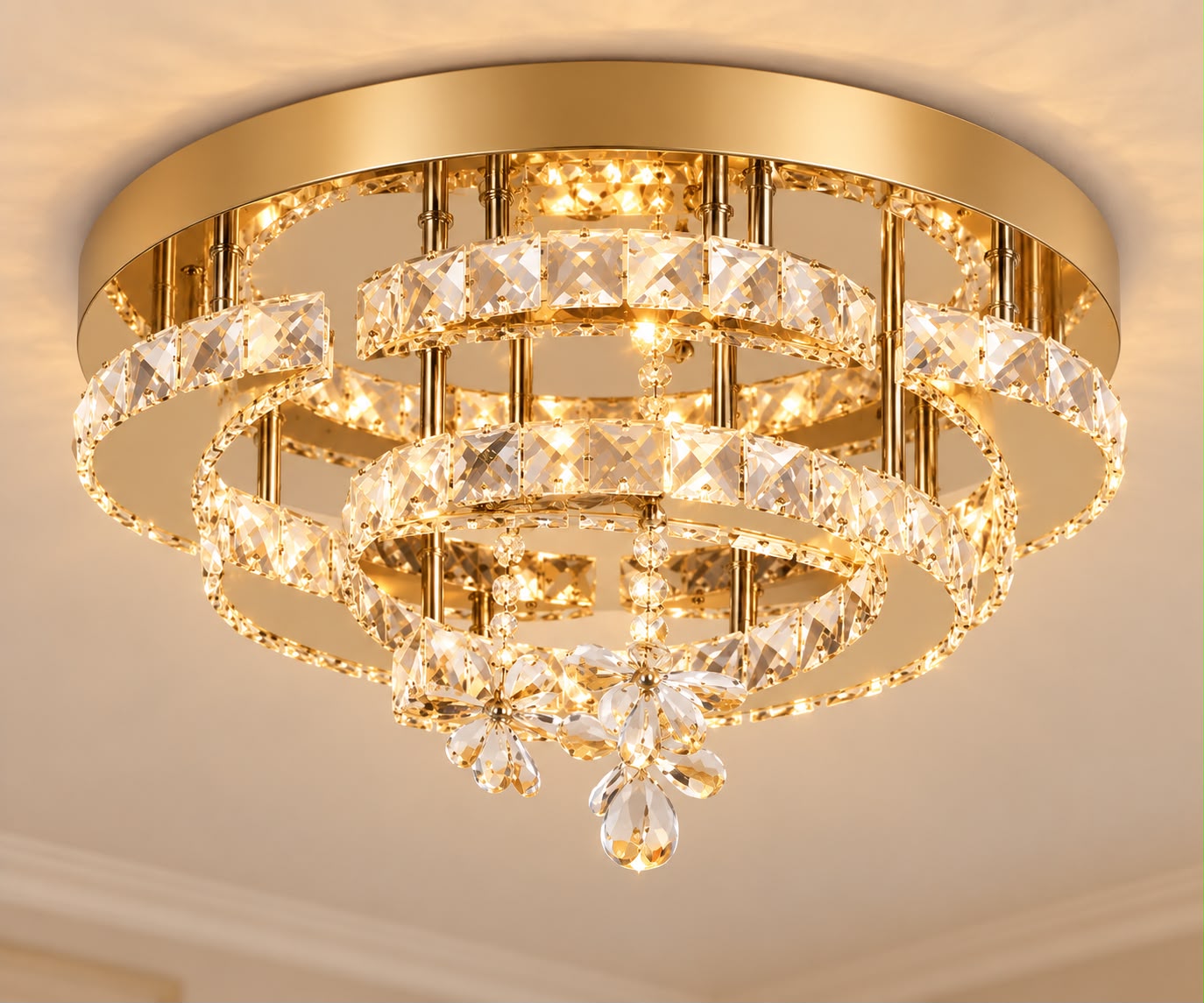 Mireva – Ring Crystal Ceiling Light