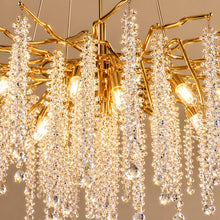 Sélyra – Lustre cascade en cristal