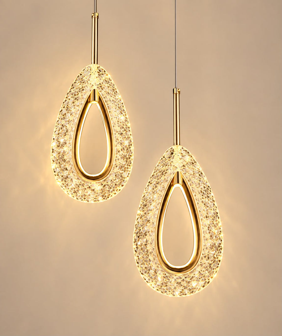 Avelia – Suspension LED en cristal