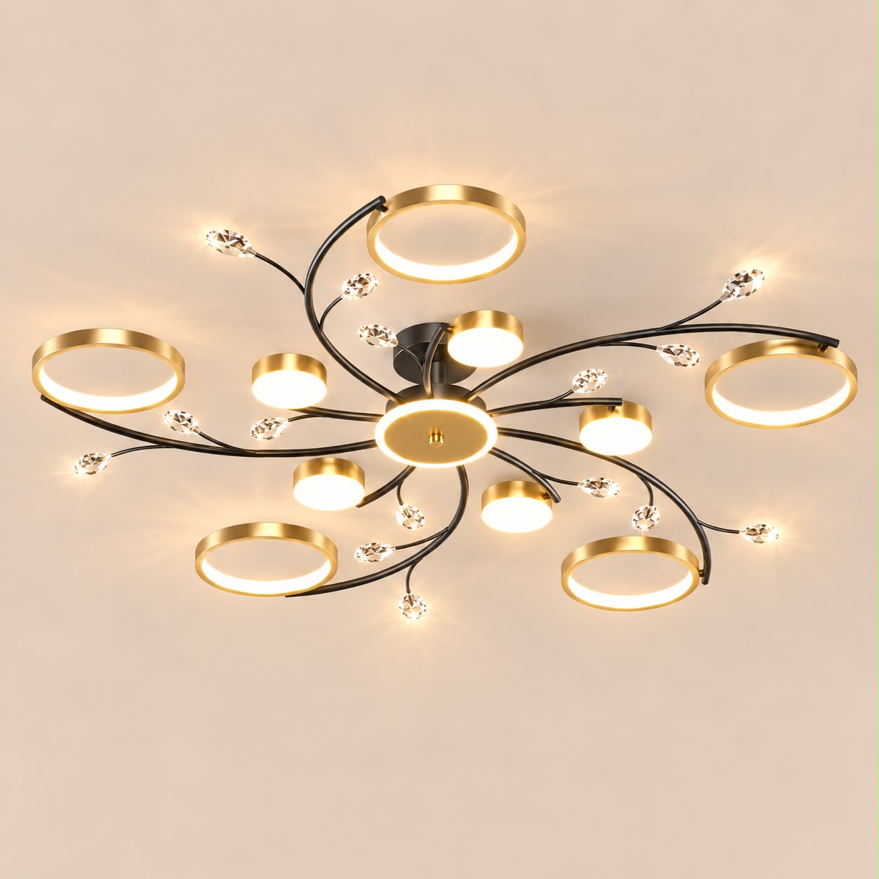 Velaris – Plafonnier LED sculptural