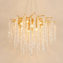 Sélyra – Lustre cascade en cristal