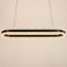 Sélor – Suspension ovale en cristal