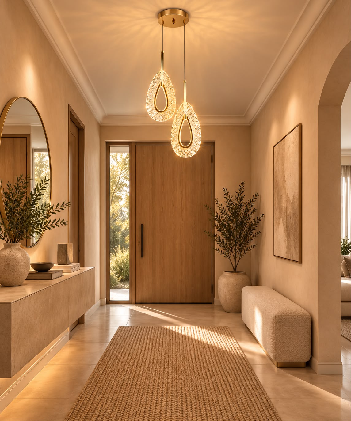 Avelia – Suspension LED en cristal