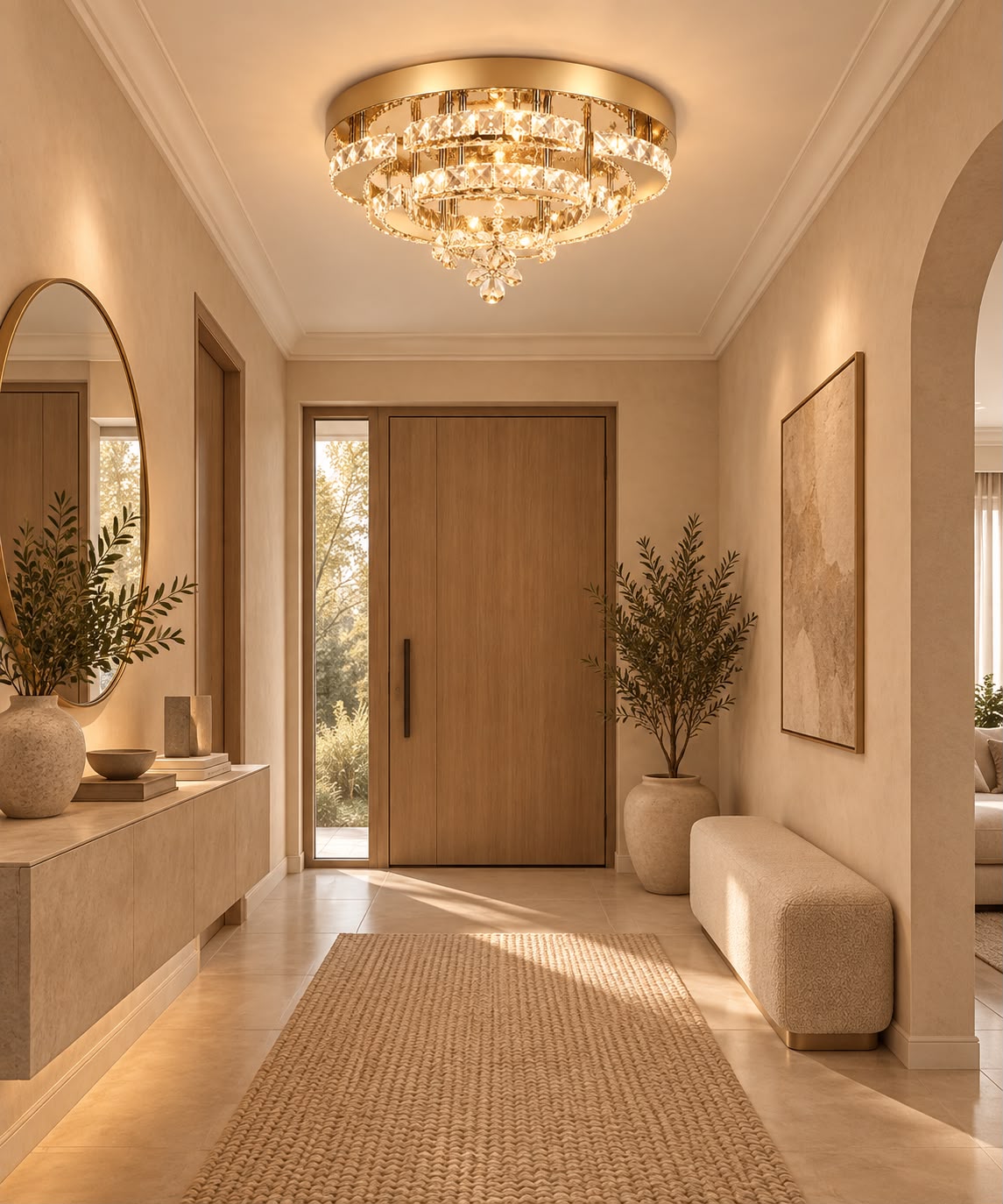 Mireva – Ring Crystal Ceiling Light