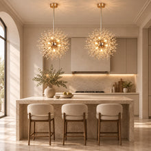 Nélys – Lustre sculptural en cristal