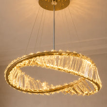 Elyra – Suspension LED en cristal torsadé