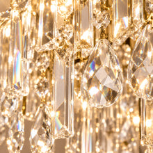 Élara – Plafonnier en cristal à pampilles