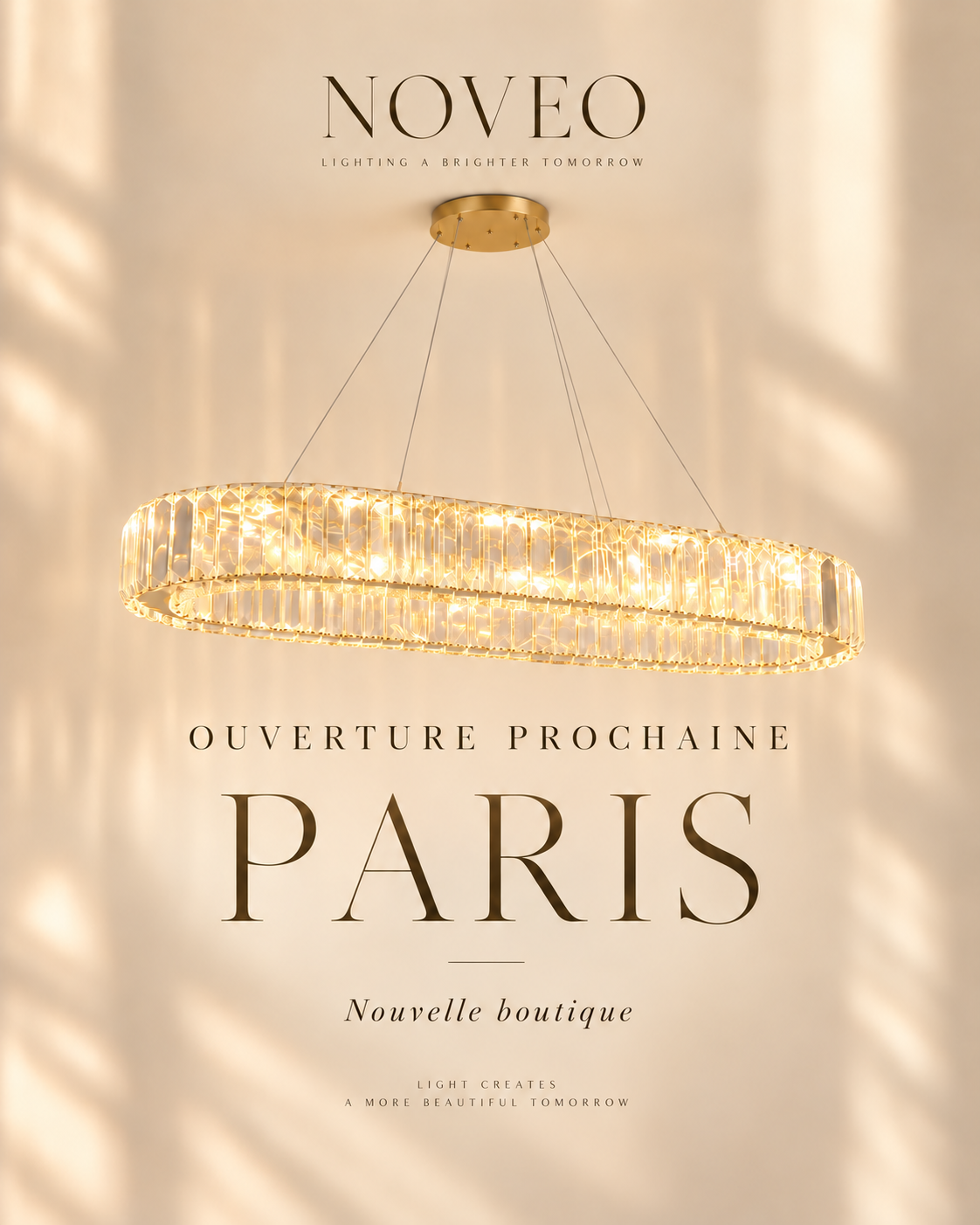 Affiche Noveo — ouverture prochaine au 22 rue Guy Môquet, Paris 17e